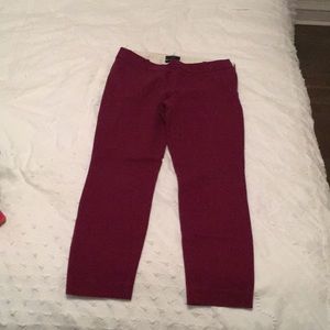 J Crew Maroon Minnie - size 2
